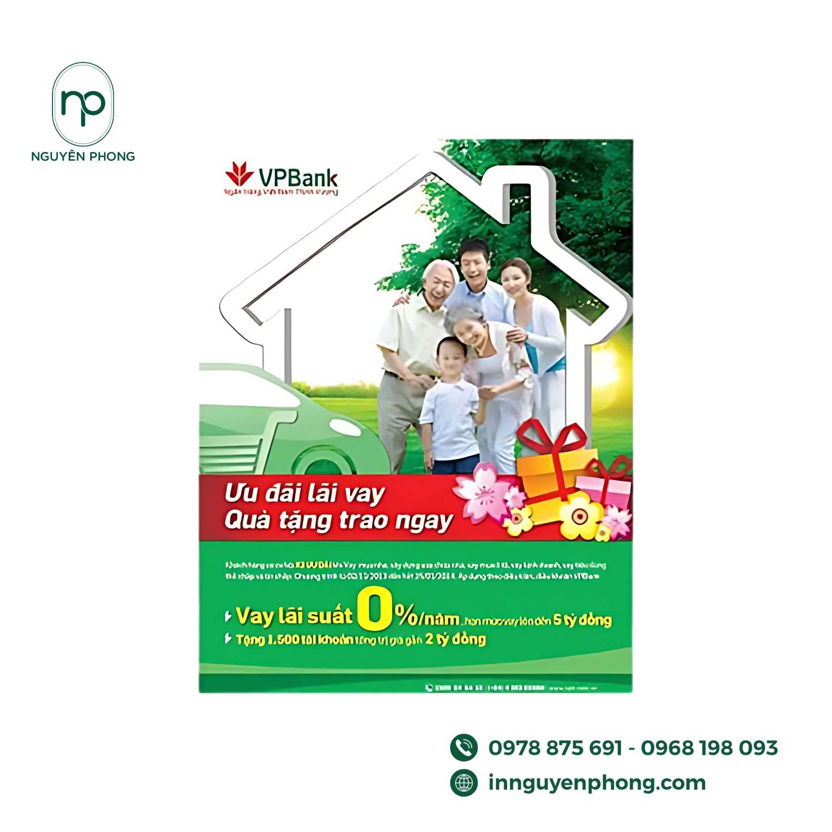 Mẫu tờ rơi ngân hàng 